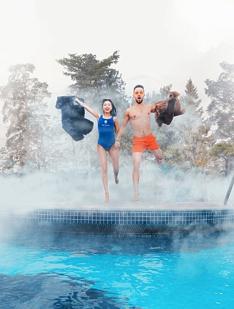 Как отдыхать на горячих источниках зимой